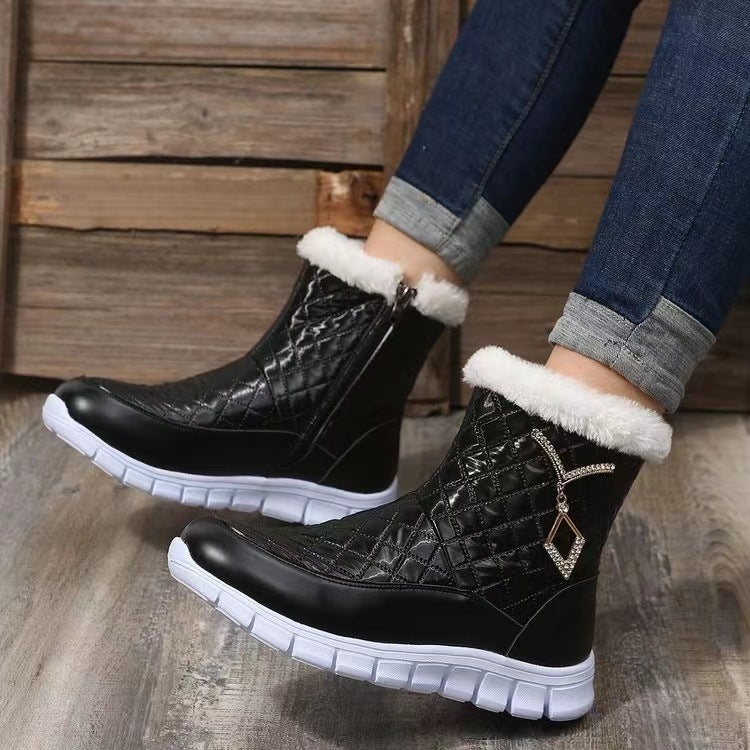 Women's Winter Platform Boots with Plush Lining