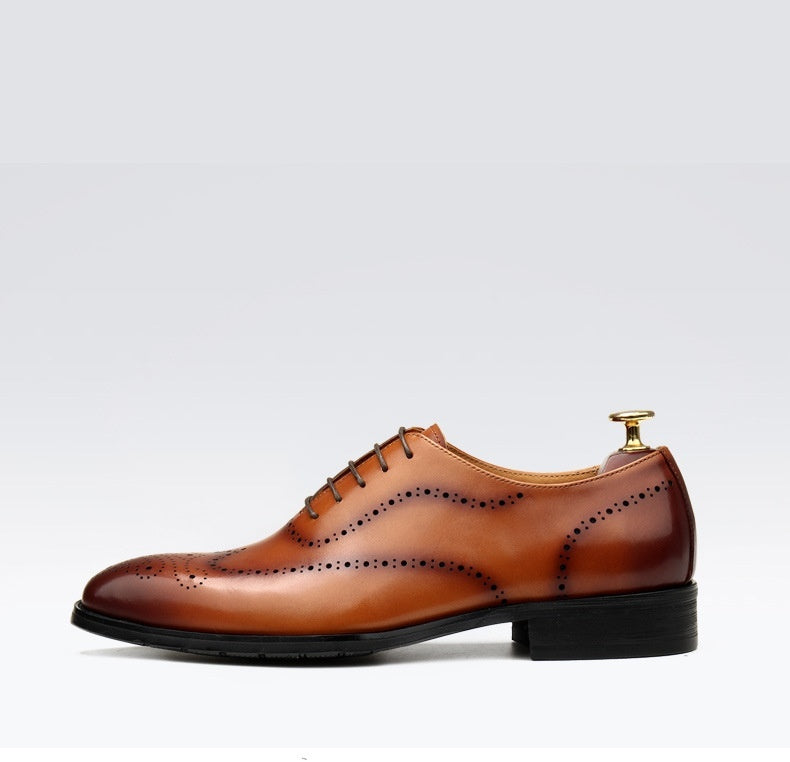 High-Quality Business Wear: Pointed Toe Lace-Ups