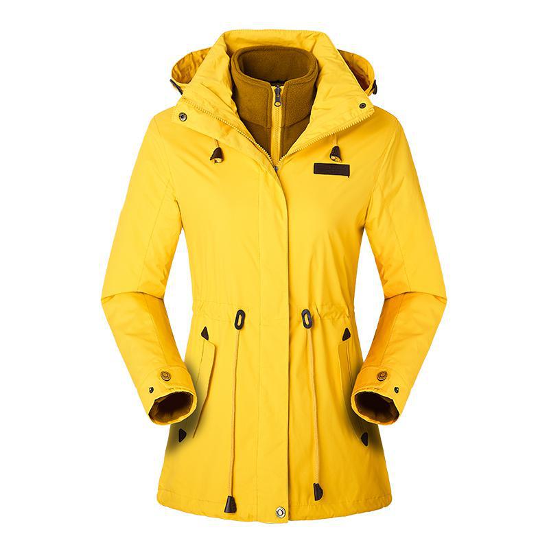 Warmth Multicolor Outdoor Jacket For Women