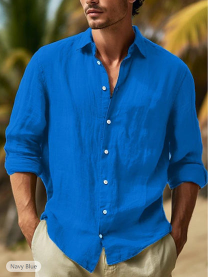 Men's Casual Solid Color  Shirt