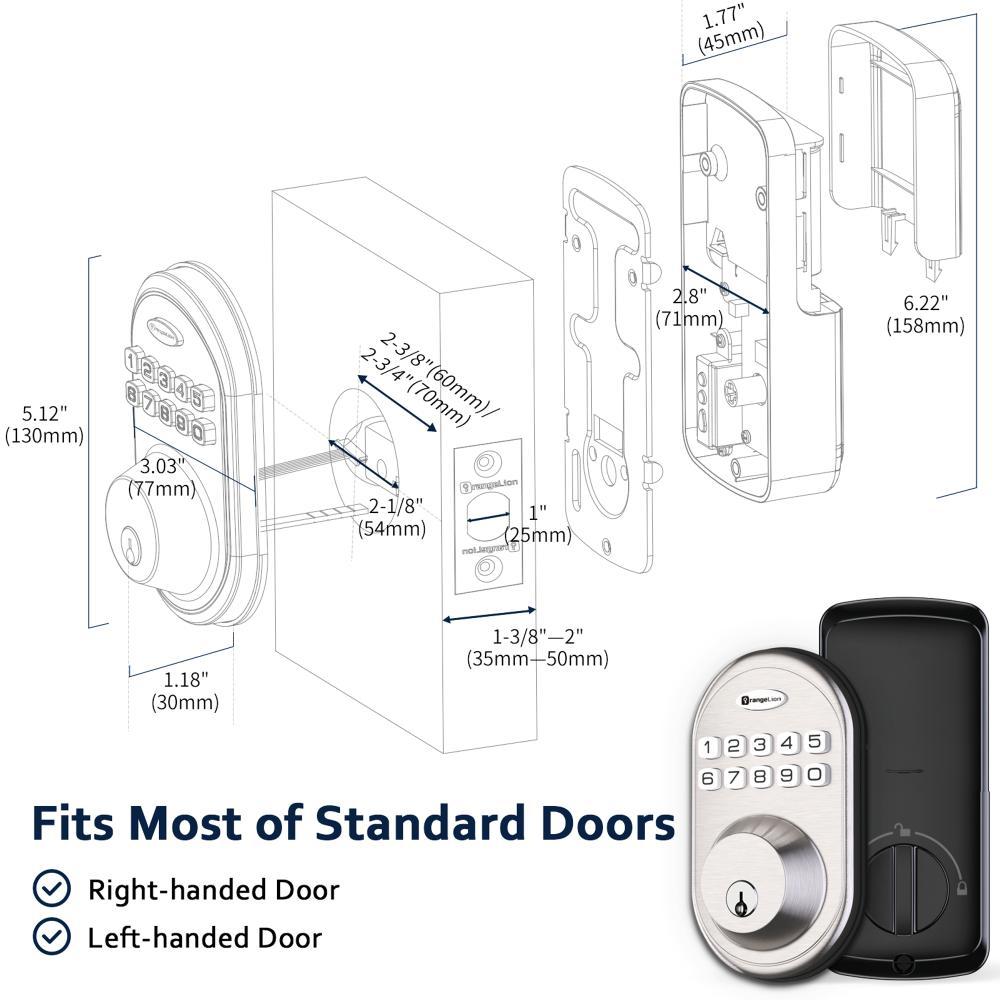 Household Complete Door Lock Single Set