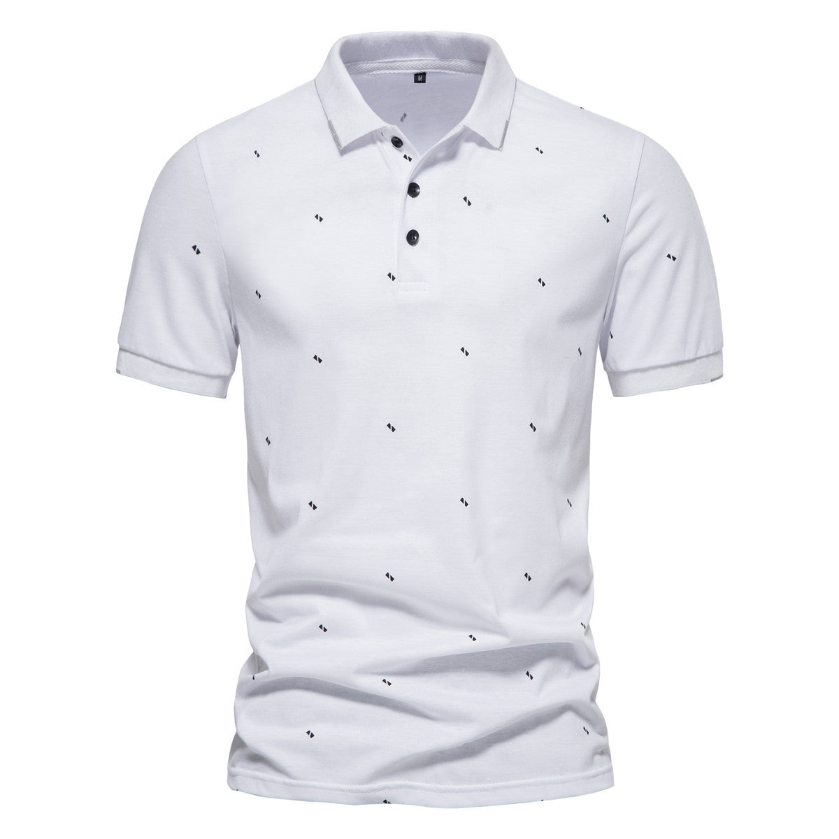 Men's Short Sleeve Fashion Printed Polo Shirt