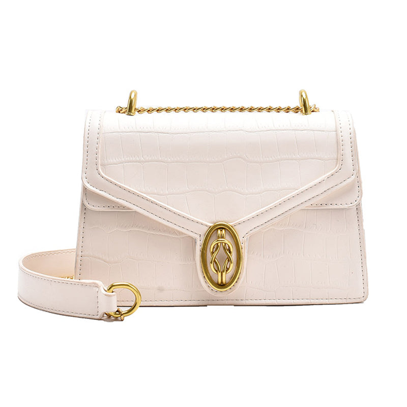 Women Fashion Stone Grain Crossbody All-match Ins Chain Shoulder Bag