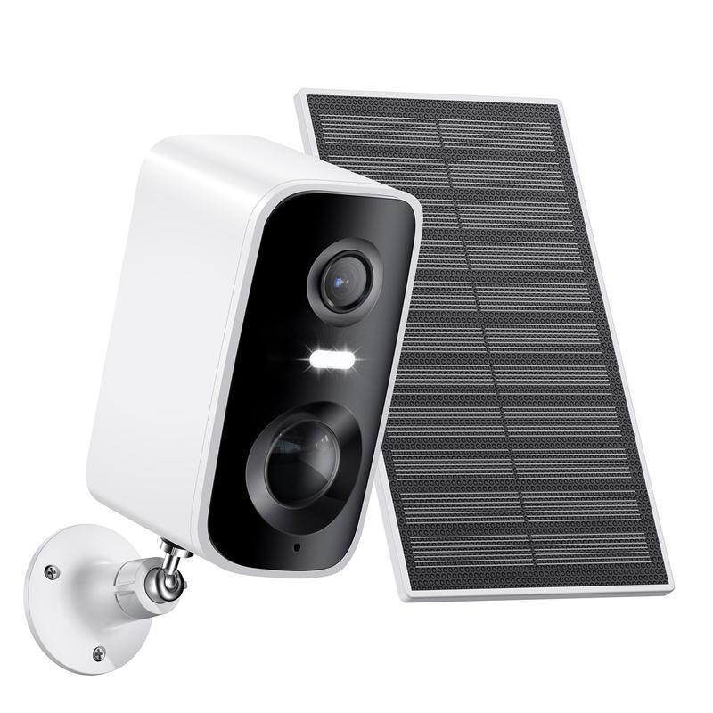 Low Power Wireless Solar Panel Network Camera Rechargeable Battery Outdoor Security