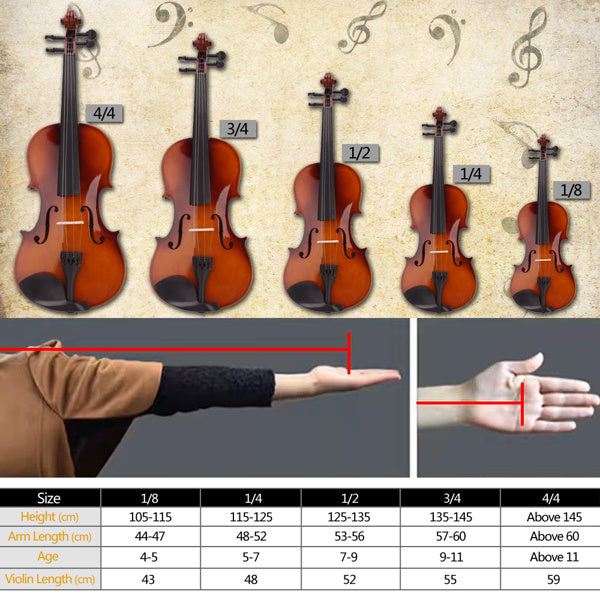 Solid Wood Violin