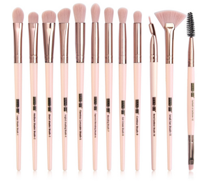 12 Makeup Brushes Set