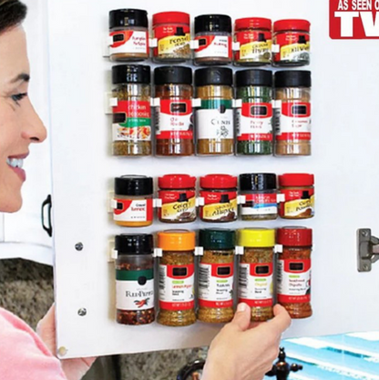 Clip-On Spice Rack & Organizer