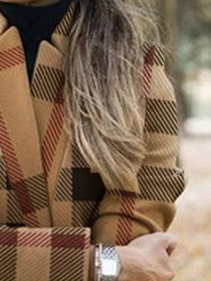 Fashionable & Warm: Printed Woolen Coat