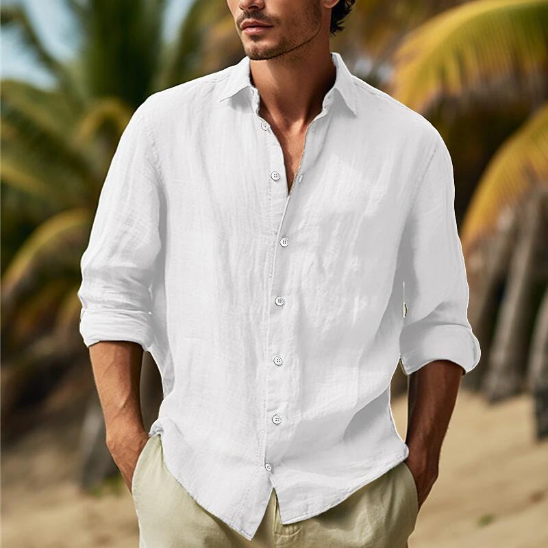 Men's Casual Solid Color  Shirt