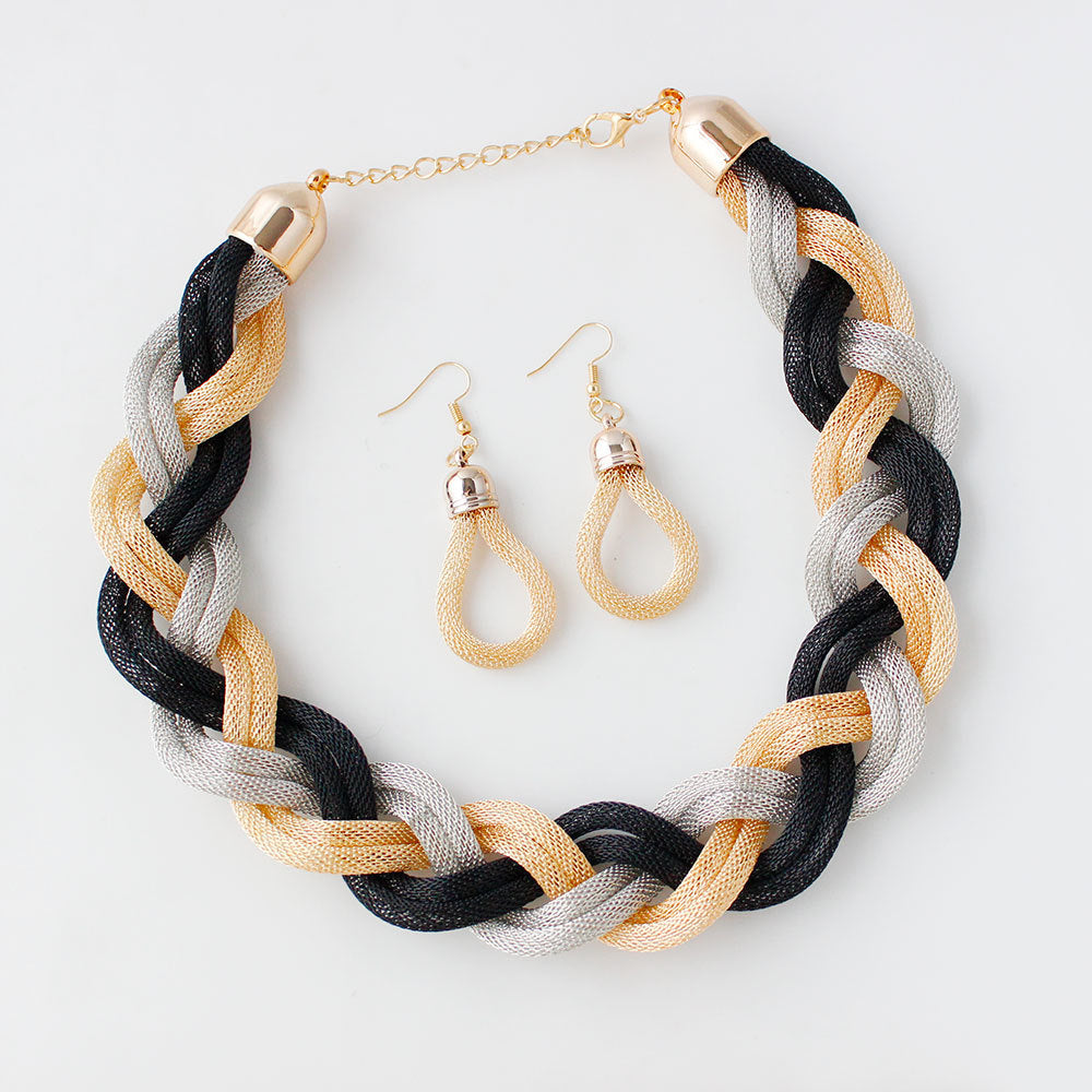 Hand-Woven Rope Necklace Chain