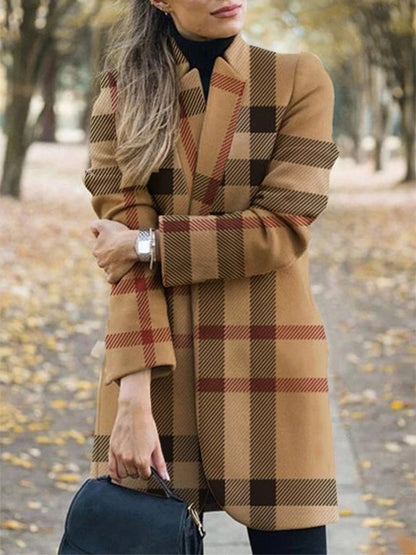 Fashionable & Warm: Printed Woolen Coat