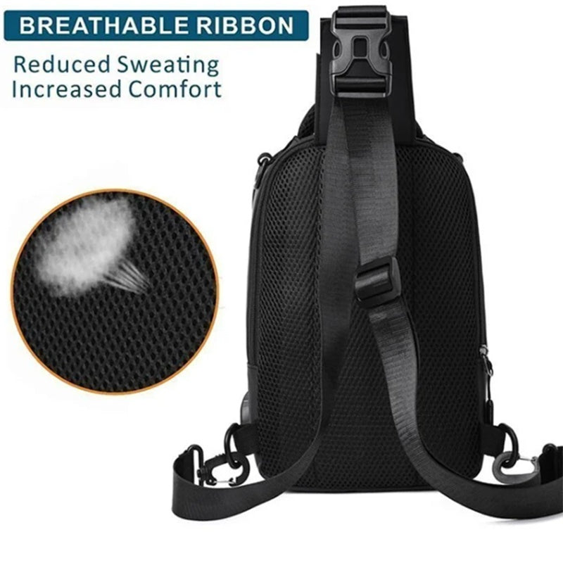 Multifunctional Crossbody Backpack for Men