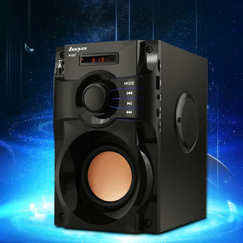 A100 Wireless Plug In Subwoofer Desktop Speaker