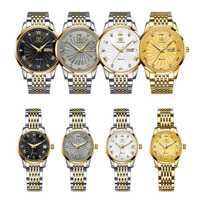 Men Mechanical Diamond Waterproof Business Watch