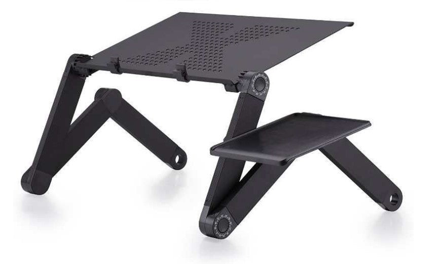 Lazy Bed Desk, Folding, Retractable, Aluminum Alloy, Notebook Computer Bracket