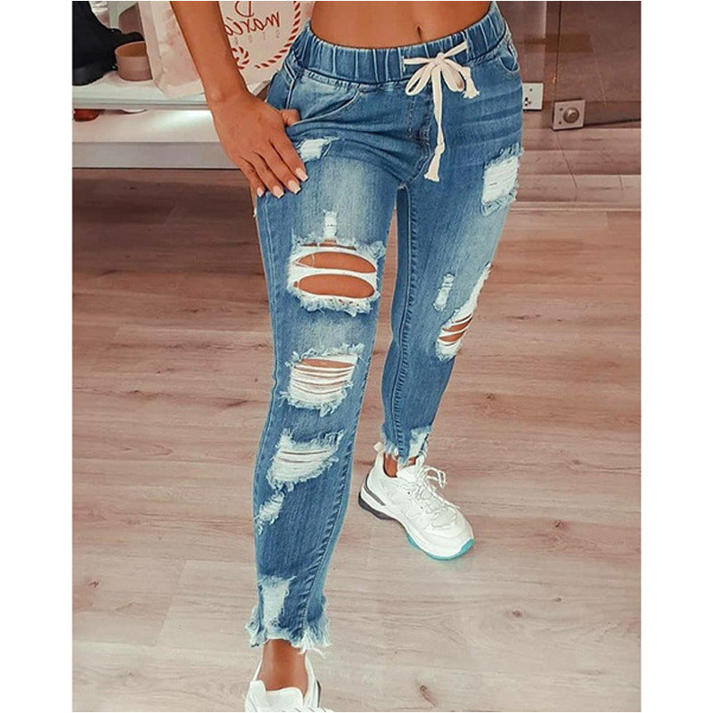 Women Jeans Slim Trousers