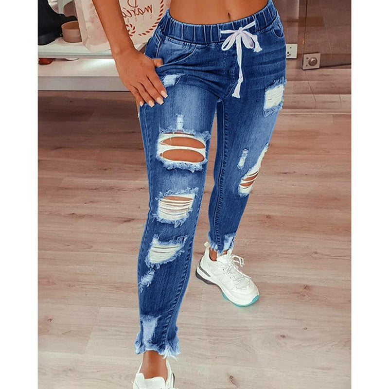 Women Jeans Slim Trousers