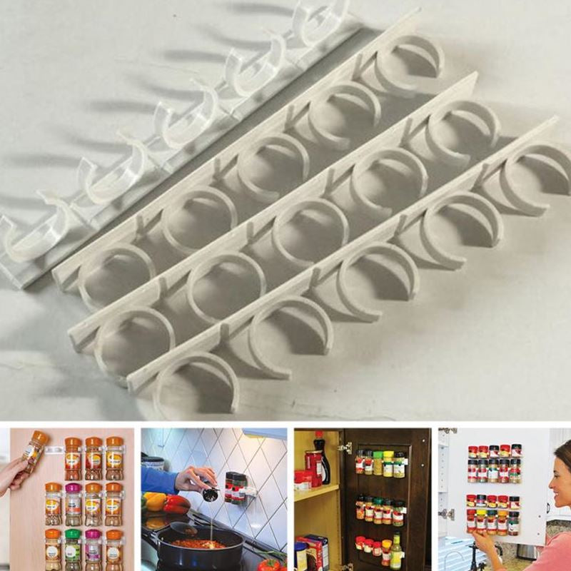 Clip-On Spice Rack & Organizer