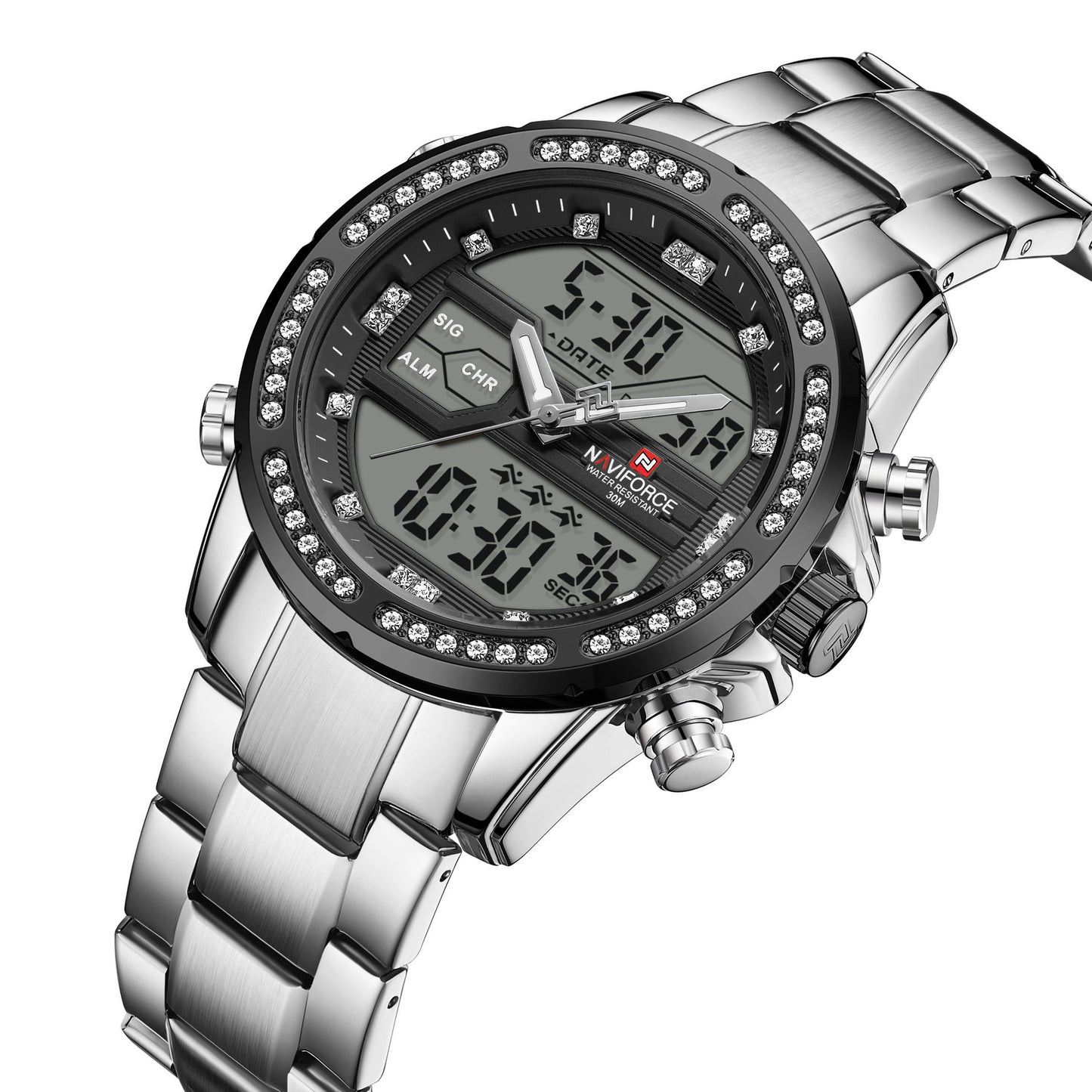 Men's Business  Quartz Stainless Steel Watch