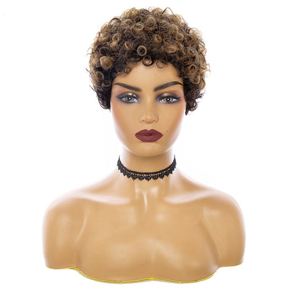 Short Curly Human Hair Wigs