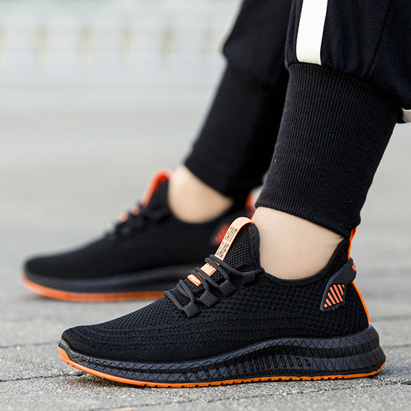 Men Flying Woven Casual Sneakers