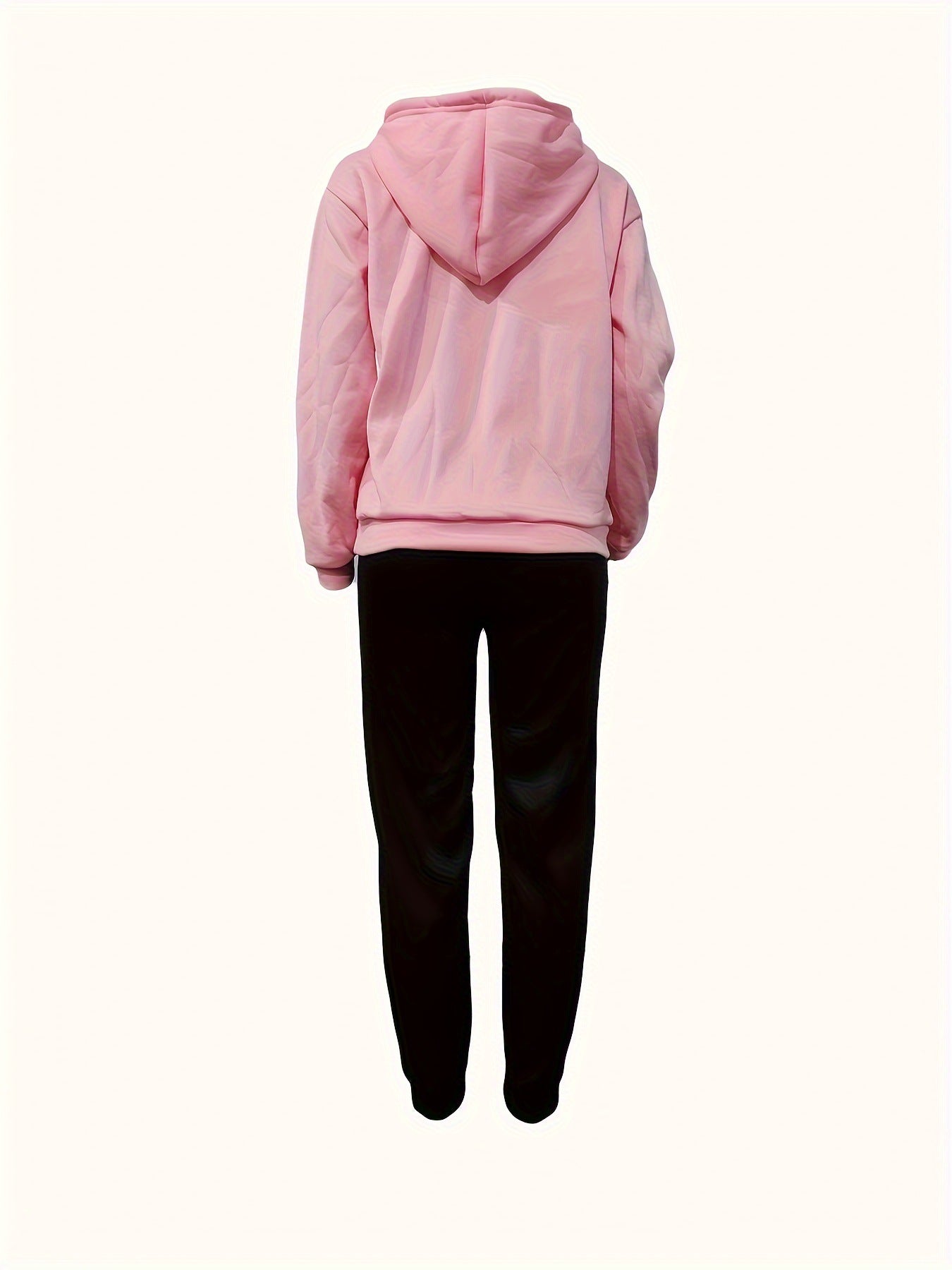 Plus Velvet Hoodie Casual Printed Sports Suit