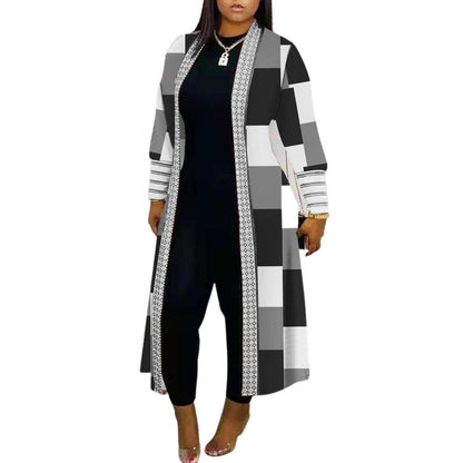 Women Long Sleeve Stitching Loose Commuter Trench Coat