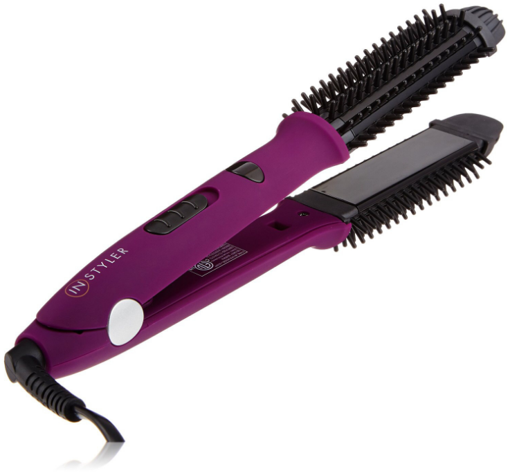 Hair Curler and Straightener with Electric Coil Comb