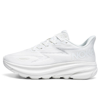 Lightweight, Shock Absorption, Lace-Up Mesh Sneakers