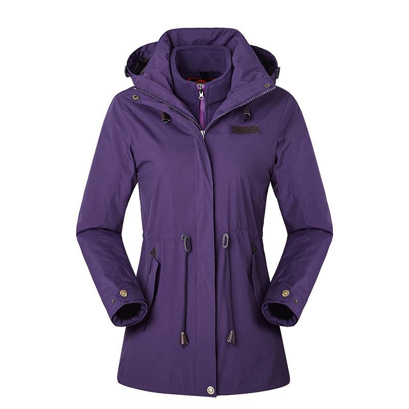 Warmth Multicolor Outdoor Jacket For Women