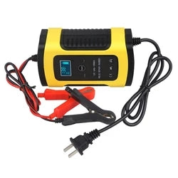 Cargador de batería de coche 12V cargador de batería automático inteligente completo