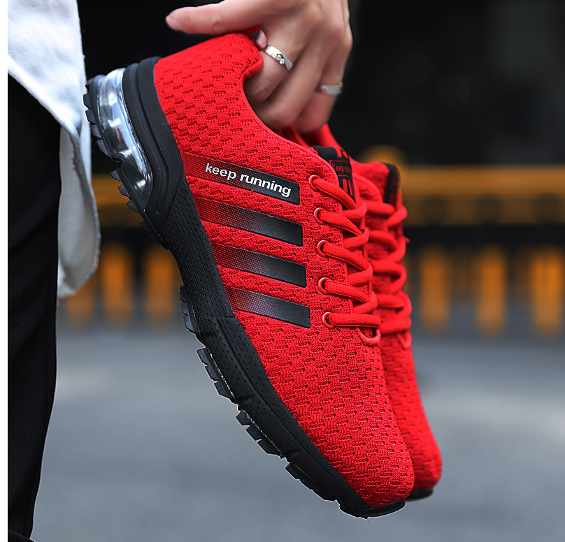Chaussures de sport de course en plein air en maille respirante pour hommes et femmes