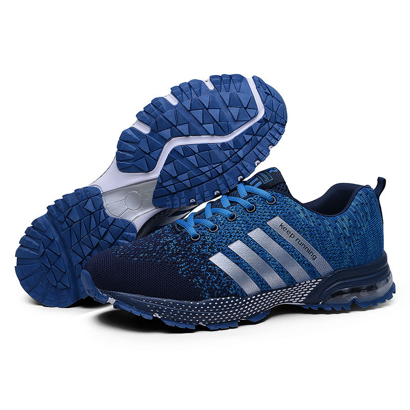 Chaussures de sport de course en plein air en maille respirante pour hommes et femmes