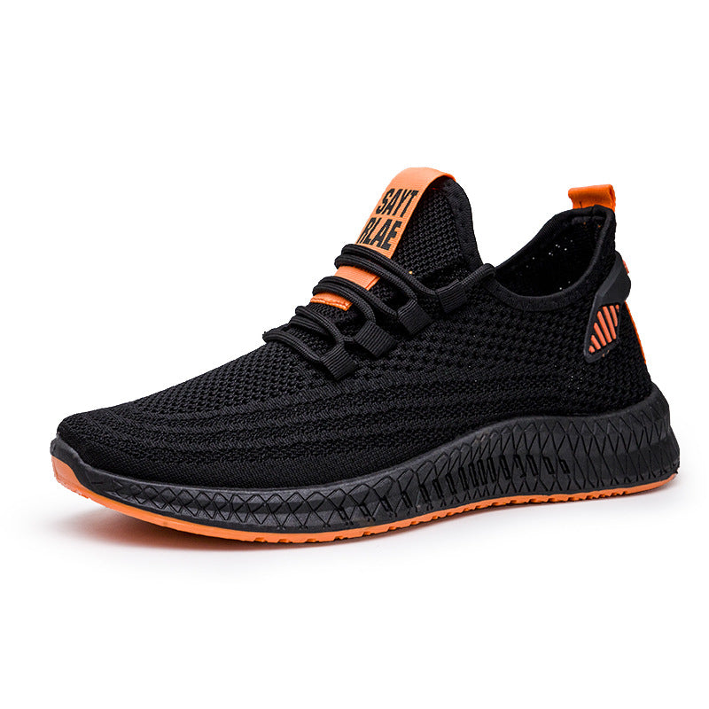 Men Flying Woven Casual Sneakers