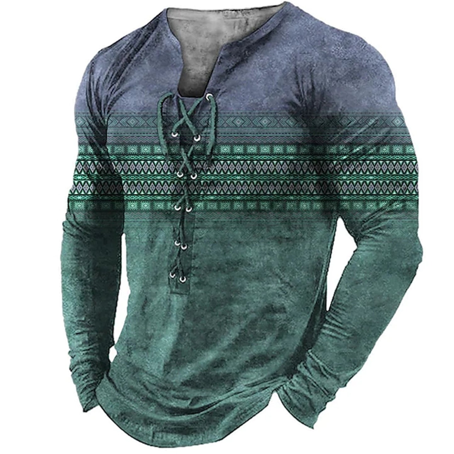 Sports Long-sleeved Men's Print sweater