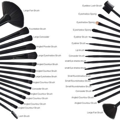 32 Makeup Brushes Set