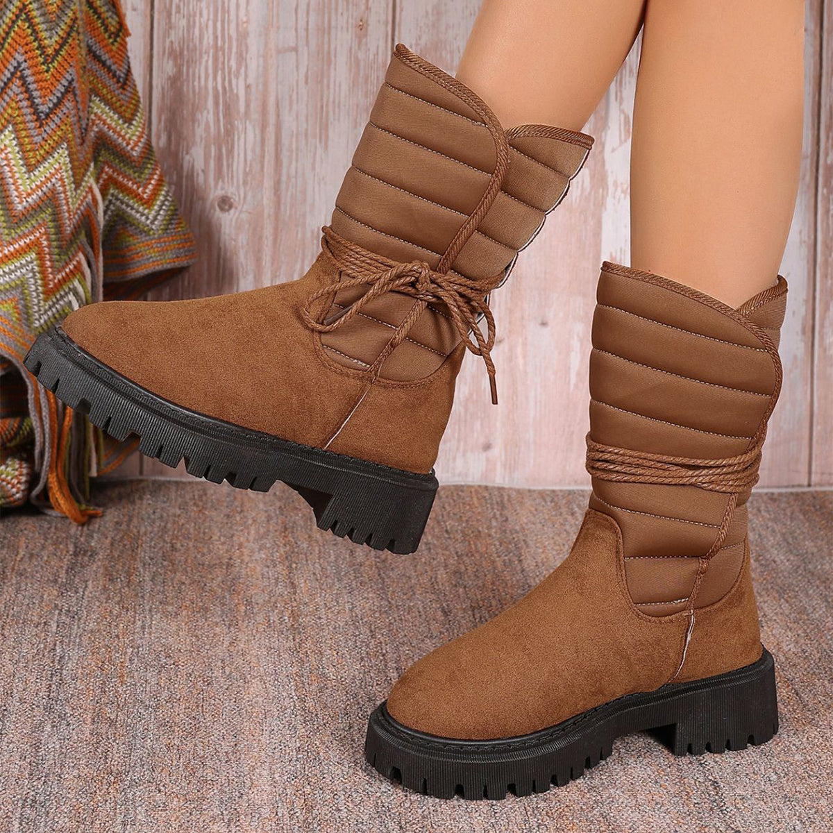 Women Fashionable & Functional Mid-Calf Snow Boots