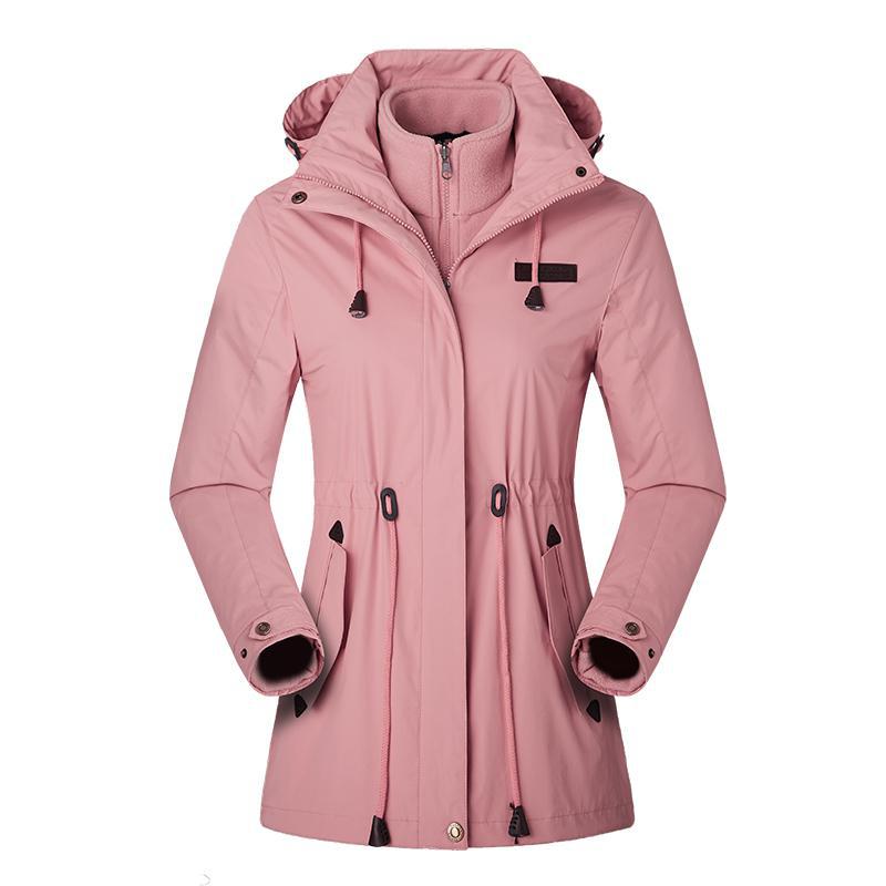 Warmth Multicolor Outdoor Jacket For Women