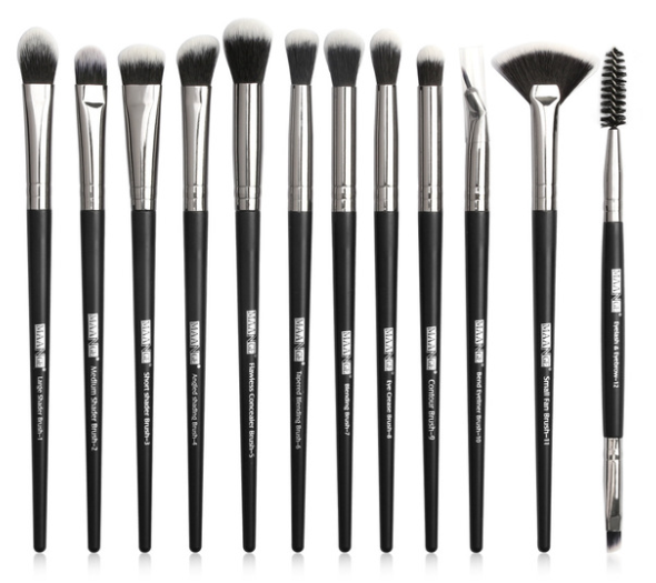 12 Makeup Brushes Set