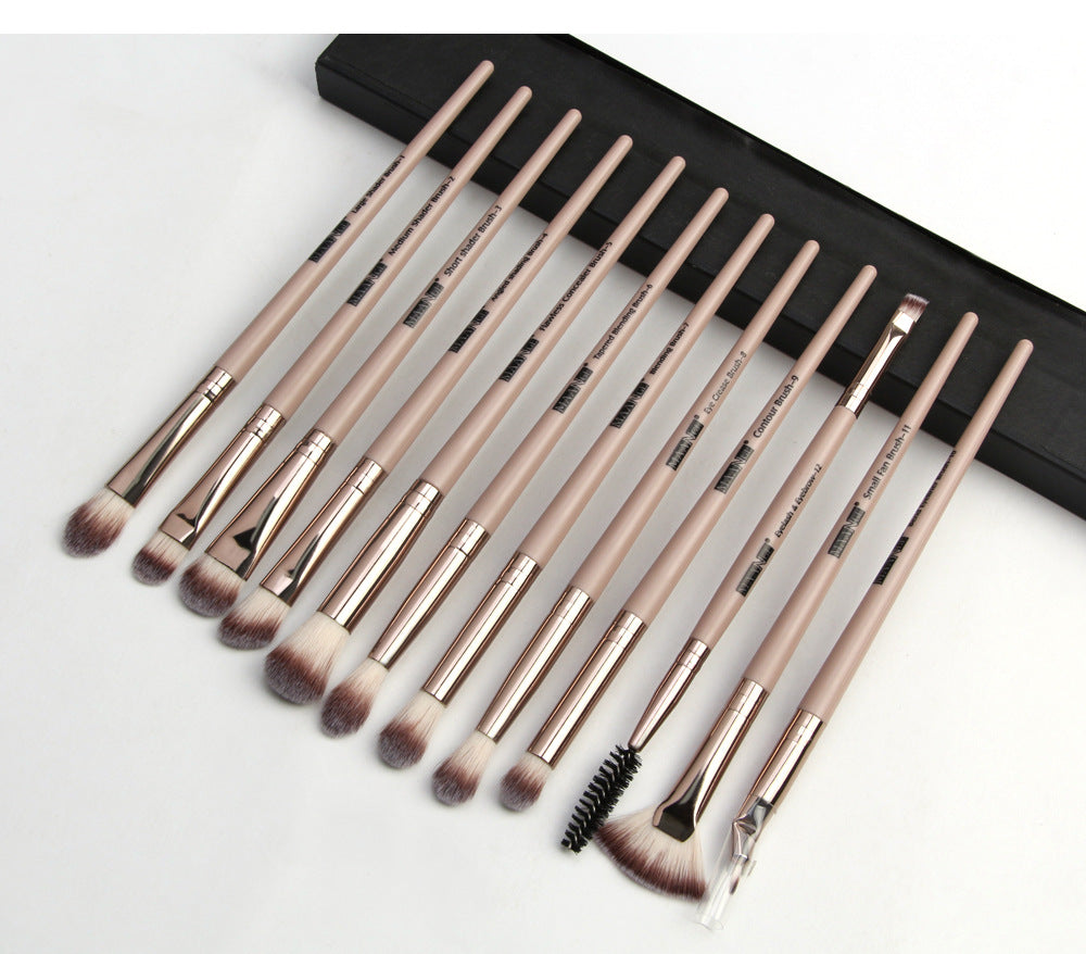 12 Makeup Brushes Set