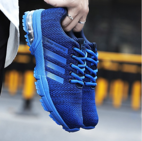 Chaussures de sport de course en plein air en maille respirante pour hommes et femmes