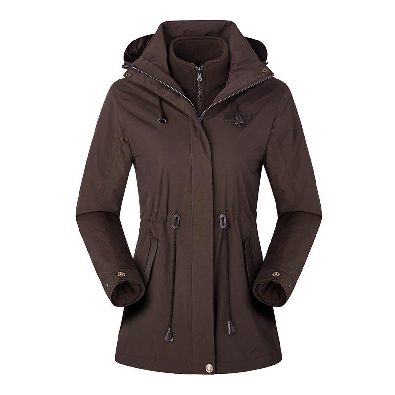 Warmth Multicolor Outdoor Jacket For Women