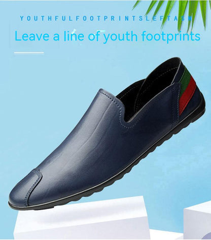 Men's Tods Casual Low-top Slip-on Leather Shoes