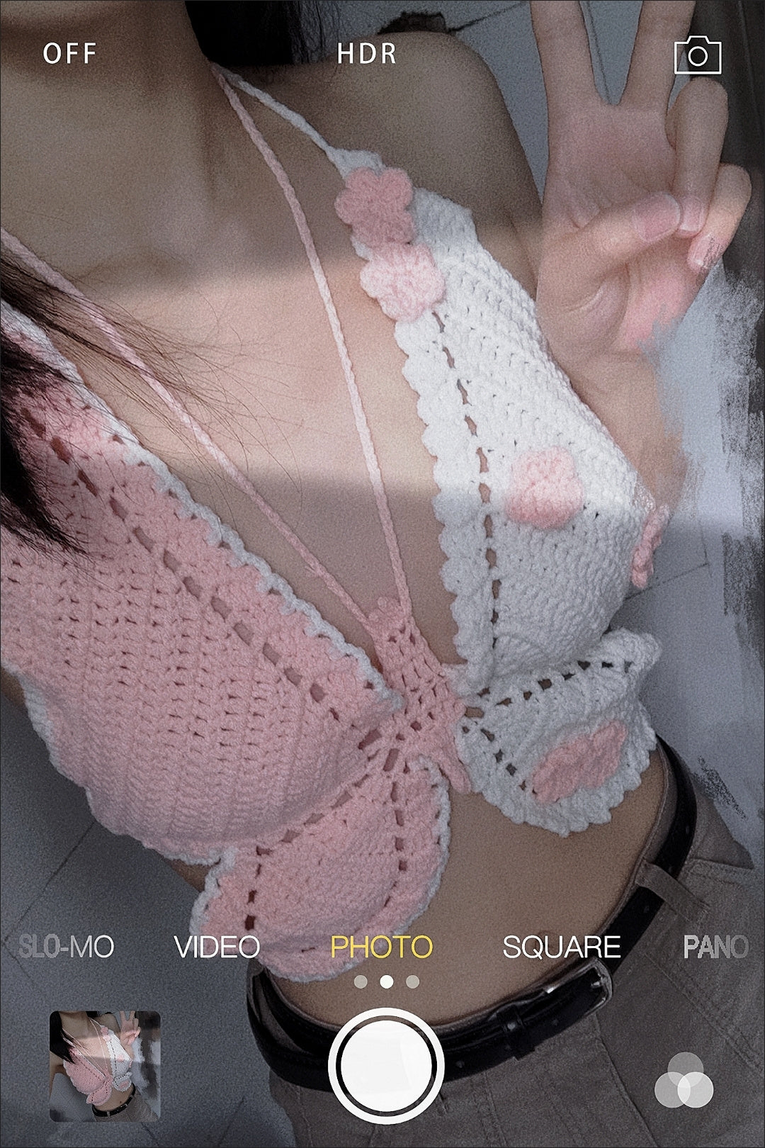 Camisola con corte de nudo y lazo para mujer