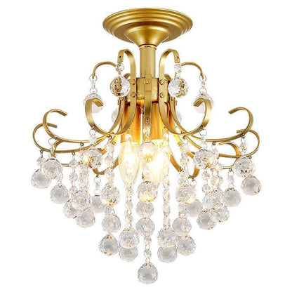 Light Luxury Small Restaurant Crystal Chandelier