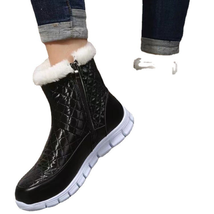 Women's Winter Platform Boots with Plush Lining