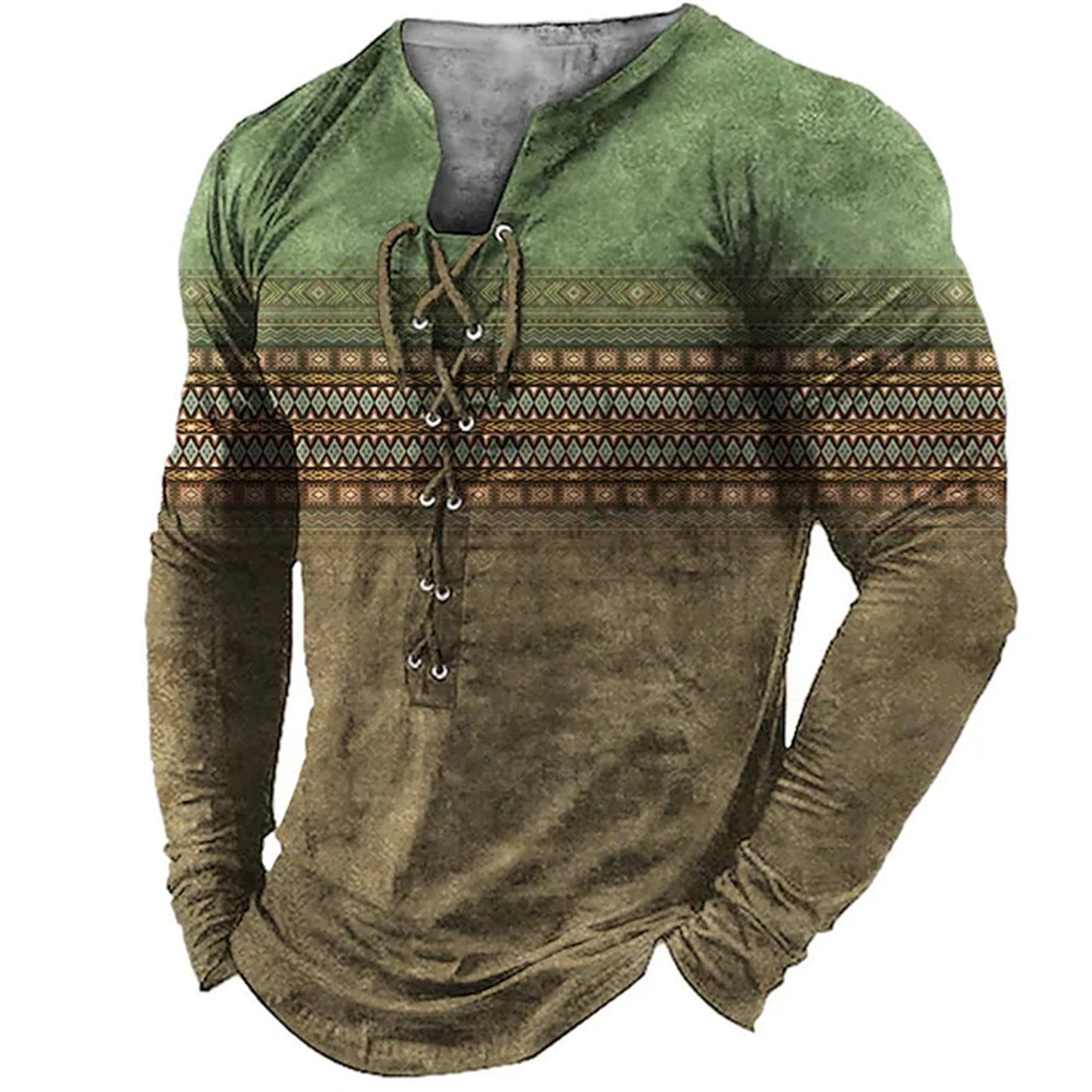 Sports Long-sleeved Men's Print sweater