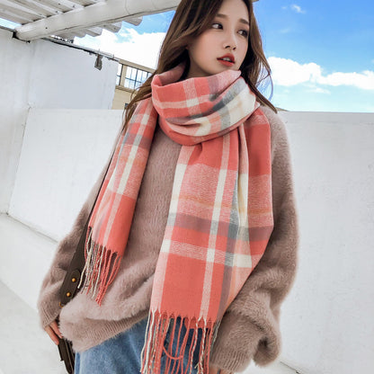 Warm Winter Scarf, Thickened, Couple, Trendy, High-Grade, Shawl