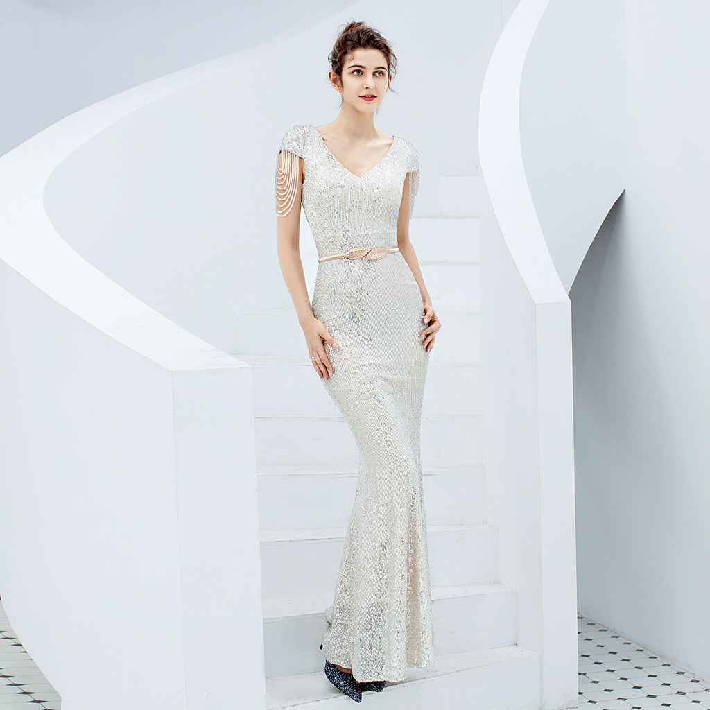 Vestido cola de pez Gas Field Queen