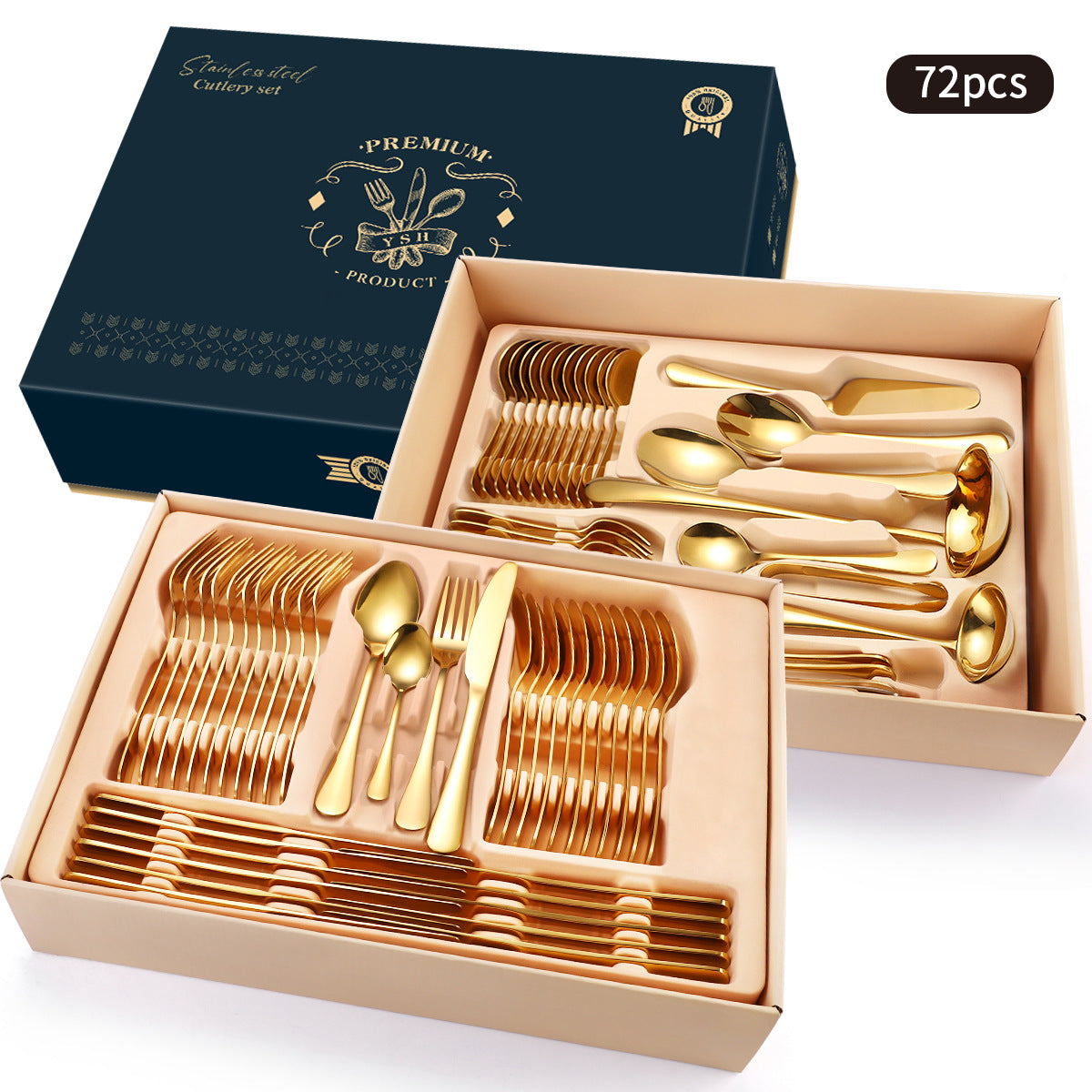 Stainless Steel Tableware Gift Box Set